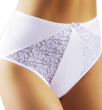 EMILI Tonia Koronkowe Figi Biały XL