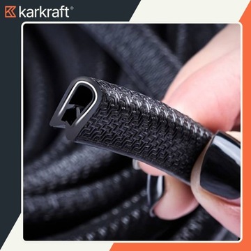 УСИЛЕННАЯ ПРОКЛАДКА ПО КРАЯ ДВЕРИ, РЕЗИНОВЫЙ ПРОФИЛЬ 5М, ПРОЧНАЯ КРЫШКА