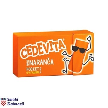Cukierki o smaku pomarańczy 18g Cedevita