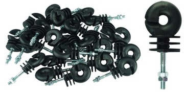 ИЗОЛЯТОР ДЛЯ МЕТАЛЛА с метрической резьбой PASTUCH M6 ИЗОЛЯТОРЫ ДЛЯ КАБЕЛЯ 25 шт.