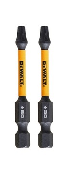 УДАРНЫЕ БИТЫ DEWALT TORSION T20 57MM DT70533T 2ШТ.