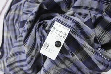 HUGO BOSS ORANGE CASUAL CHECK SHIRT BAWEŁNIANA L