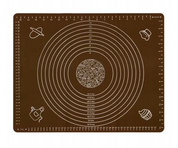 БОЛЬШОЙ СТОЛ 50X40 СИЛИКОНОВЫЙ КУХОННЫЙ КОВРИК