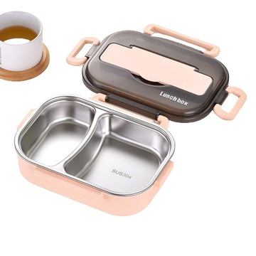POJEMNIK szczelny Lunch Box NA ŻYWNOŚĆ 2 komory 1L