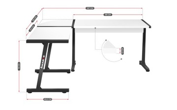 Huzaro Hero 6.0 Белый стол