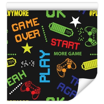 Tapeta do pokoju młodzieżowego play game over
