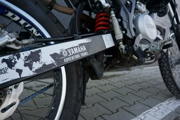 КОМПЛЕКТ наклеек Yamaha WR 125 R ЧЕРНЫЙ ШПОН ЭНДУРО.