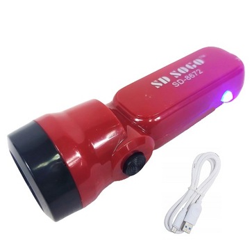 МИНИ КАРМАННАЯ ЛАМПА LED USB + УФ СВЕТ