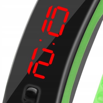 Zegarek LED Sportowy pasek silikonowy Cyfrowy