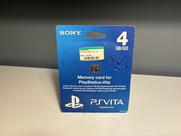 Sony PS VITA Karta Pamięci Memory Card 4GB NOWA