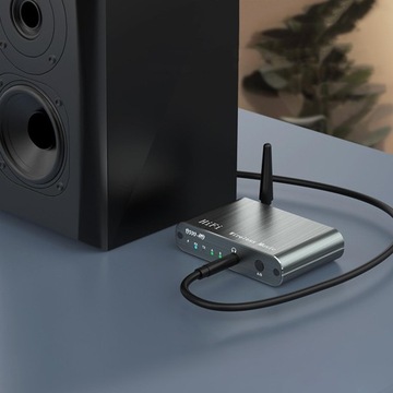 Nadajnik-odbiornik 5.2 3,5 mm AUX do komputerów z głośnikami przewodowymi