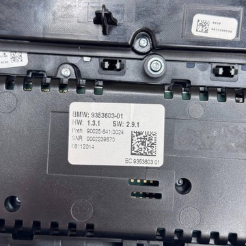 BMW 5 F10 F11 2015 ŘÍZENÍ I SOUČÁSTKY ELEKTRICKÉ