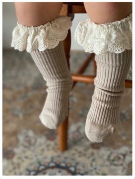 Гольфы для девочек от 6 месяцев до 2 лет, серые.