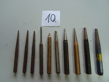 ПУАНСОН, РЕЗКА, ТОЧКА, НАБОР ИЗ 10 ШТ.