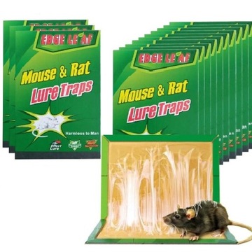 20 мышеловок сильного клея, мышеловка для лап, крысиный клей, прочный клей.