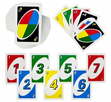 UNO Cards Игральные карты Набор из 108 карточек Карточная игра из детства родителей