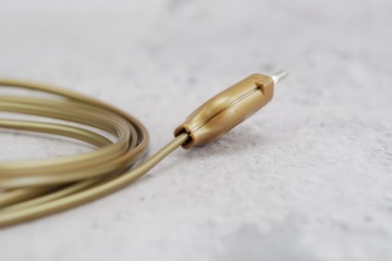 золотой напольный соединительный кабель 350 см с вилкой и выключателем для лампы DIY