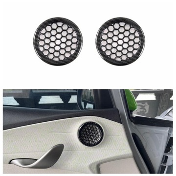 2 шт., автомобильная аудиосистема, решетка для автомобильного динамика, рамка