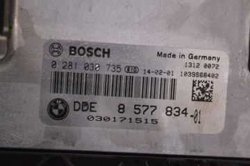 BMW 7 F01 730D 2014 RHD MODUL ŘÍDÍCÍ MOTOREM ECU