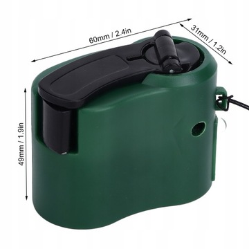 РУЧНОЕ ЗАРЯДНОЕ УСТРОЙСТВО ДИНАМО USB TOURIST CRANK