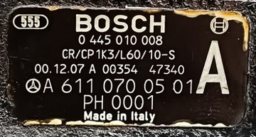 MERCEDES TŘÍDA A W168 1.7 CDI ČERPADLO VSTŘIKOVAČE