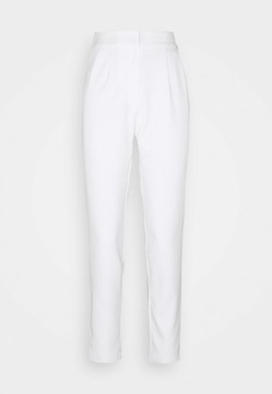 YAS SPODNIE CYGARETKI ELEGANCKIE ECRU XS VAE