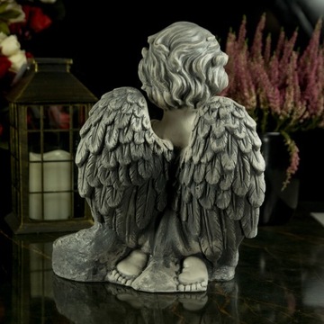 ГИПСОВАЯ ДЕКОРАЦИЯ АНГЕЛ БОЛЬШАЯ ФИГУРКА Гробницы-МОГИЛЫ