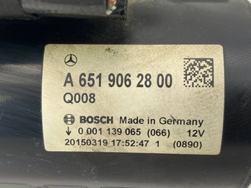 MERCEDES C TŘÍDA W205 E W213 CLA W117 2.2 CDI STARTÉR