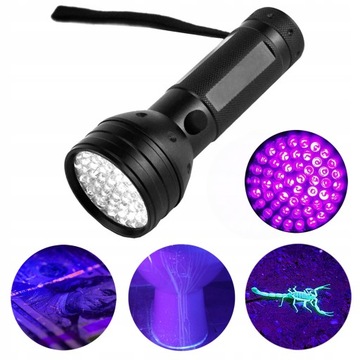 Фонарик УФ-детектор 51LED Янтарный климат мочи