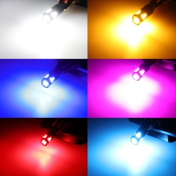 2шт W5W LED T10 Светодиодная лампа 168 194 Canbus Nor