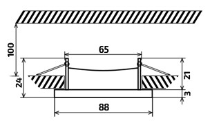 ПОДВИЖНЫЙ ГАЛОГЕННЫЙ СВЕТОДИОДНЫЙ ПОТОЛОЧНЫЙ СВЕТИЛЬНИК, МАТОВЫЙ ЧЕРНЫЙ