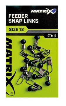 Krętlik Z Agrafką Feeder Beads Snap Link 12 Matrix