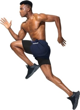 УНИВЕРСАЛЬНЫЕ ТРЕНИРОВОЧНЫЕ ШОРТЫ МУЖСКИЕ ШОРТЫ 2в1