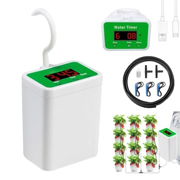 Automatyczny System Nawadniania 2000mAh Do Balkonu Ogrodu