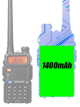 Walkie Talkie Retevis RT5R Professional, Dwuzakresowy Radio Dalekiego