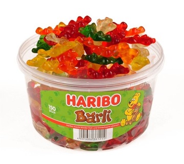 Żelki Haribo BARLI misie 150szt
