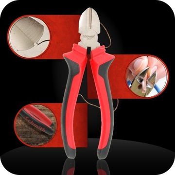 КЛЕЩИ БОКОВАЛЬНЫЕ 160мм ДЛЯ КАБЕЛЕЙ ПРОВОДОВ ШМИТА