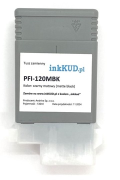 Tusz Canon PFI-120MBK czarny (black) CF2884C001AA
