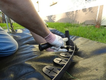 Бордюр садовый UNIBORD Cellfast 30-260 1х0,45м черный