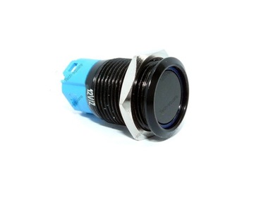Przycisk Bistabilny Wandaloodporny CZARNY 12V/24V