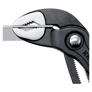 ЩИПЦЫ РЕГУЛИРУЕМЫЕ KNIPEX ТРУБНЫЙ КЛЮЧ COBRA 125 ММ 13 ПОЛОЖЕНИЙ РЕГУЛИРОВКИ