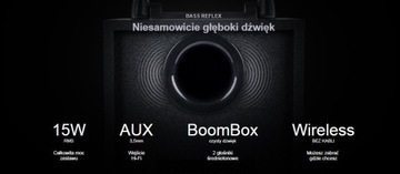 BLUETOOTH BOOMBOX 2.0 ДИНАМИК USB SD AUX FM-РАДИО