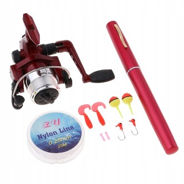 Mini Portable Pocket Fish Pen Shape Metal Fishing