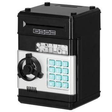 ЭЛЕКТРОННЫЙ АТОМАТ ДЛЯ ДЕТЕЙ БЕЗОПАСНЫЕ БАНКНОТЫ МОНЕТЫ С ПИН-кодом