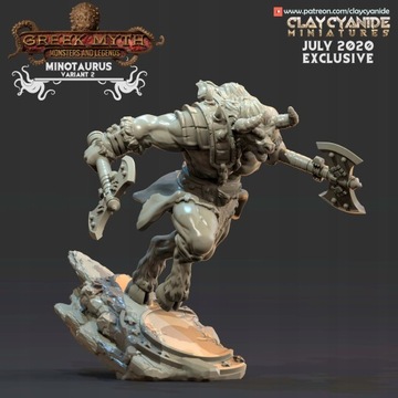 Minotaurus Clay Cyanide Miniatures 32 mm