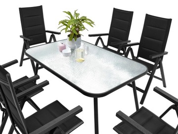 Садовая мебель набор Таблица 6+1 для балкона террасы