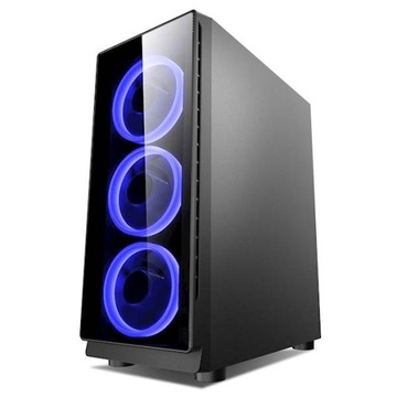 КОРПУС Gamer ELITE BPG3 ЗАКАЛЕННОЕ СТЕКЛО USB 3.0