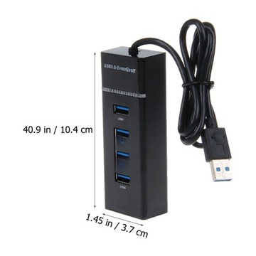 КОМПЬЮТЕРНЫЙ ХАБОР USB-АДАПТЕР 4 ПОРТА