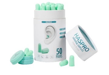 БУШИ 38дБ HASPRO TUBE ЗЕЛЕНЫЕ 100 шт. + ЧЕХОЛ.