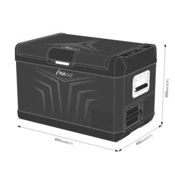 Компрессорный холодильник Yolco GCX37 Black Bluetooth с Bluetooth